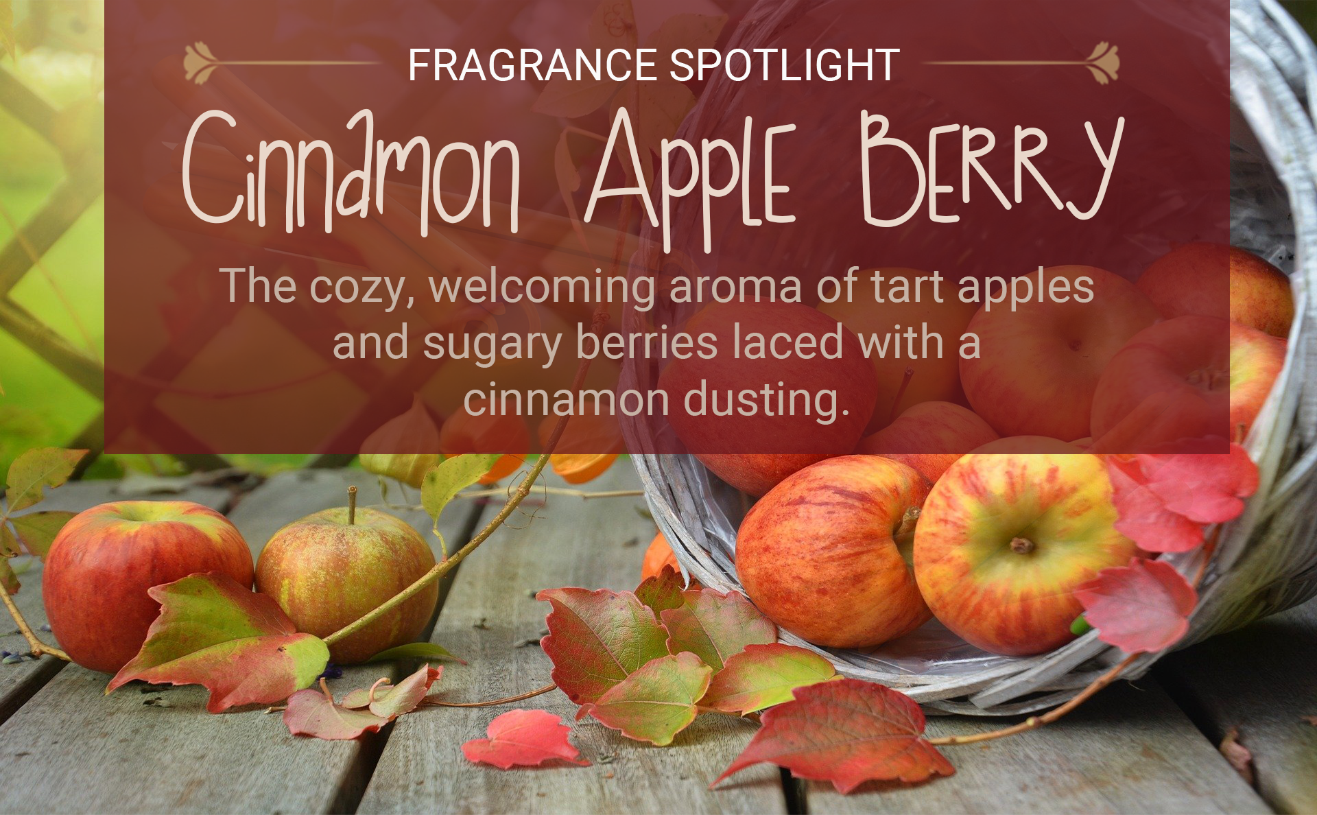 Fragrance spotlight: Cinnamon Apple Berry